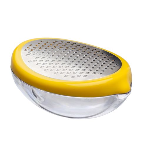 Rallador de limones y ctricos con recipiente  Amarillo