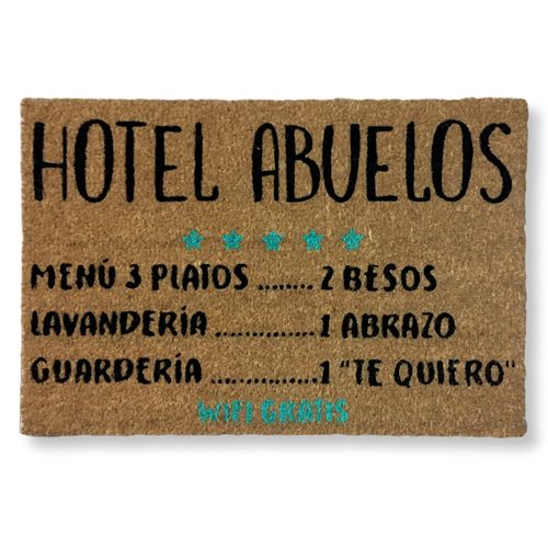 Felpudo coco Hotel Abuelos, Felpudos originales Koko Doormats