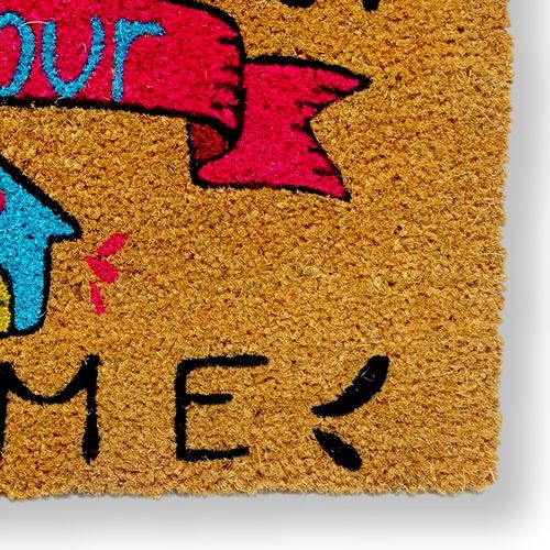 Zoom Felpudo coco Welcome to our Home, Felpudos originales Koko Doormats