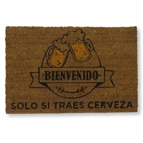 Felpudo coco Cerveza Bienvenida, Felpudos originales Koko Doormats
