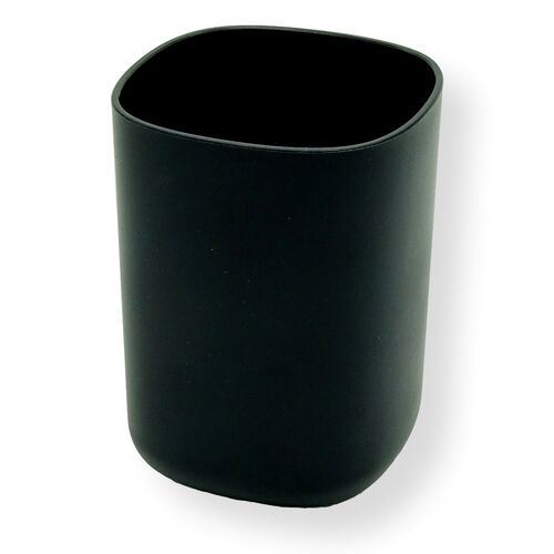 Vaso portacepillos de dientes para bao SIMPLE - Negro mate