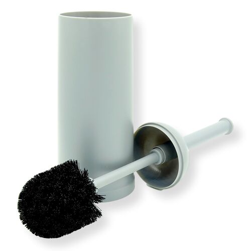 Escobillero para bao VINTAGE  HIPS libre de BPA  Gris mate