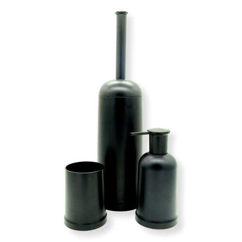 Dosificador dispensador jabn VINTAGE  HIPS libre de BPA  Negro mate