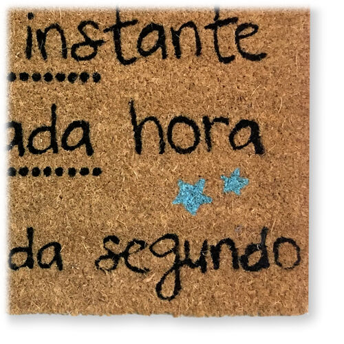 Felpudo coco - Sonríe, Vive, Ama