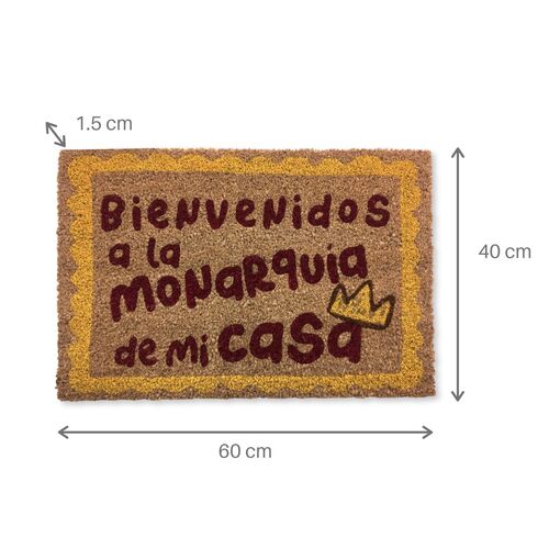 Felpudo Coco - Bienvenido a la MonarquÃ­a