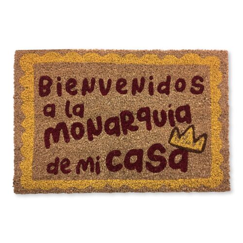Felpudo Coco - Bienvenido a la MonarquÃ­a