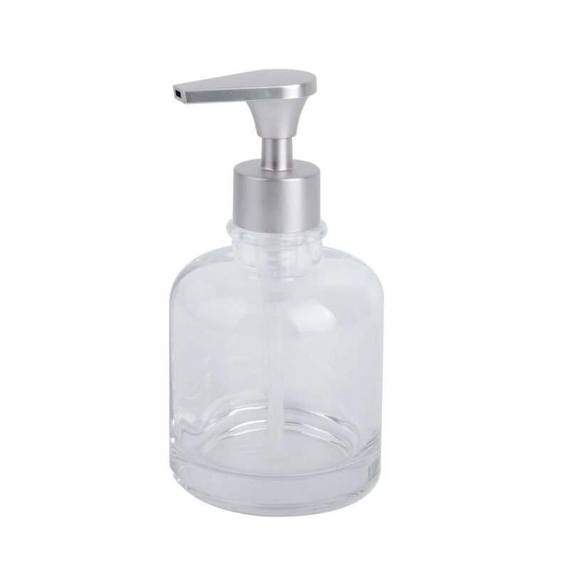Dosificador dispensador jabón FRASCO – Vidrio – Transparente