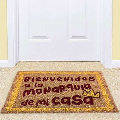 Felpudo Coco - Bienvenido a la Monarquía
