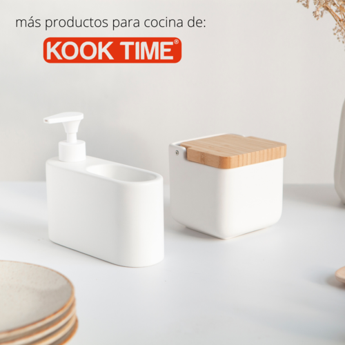 Dosificador de jabn para cocina de cermica SLIM - blanco mate