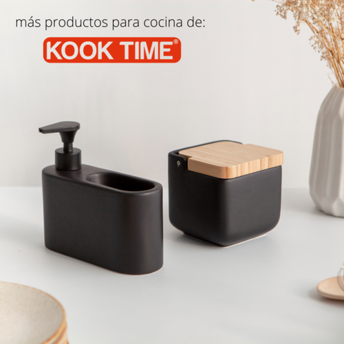 Dosificador de jabÃ³n para cocina de cerÃ¡mica SLIM - negro