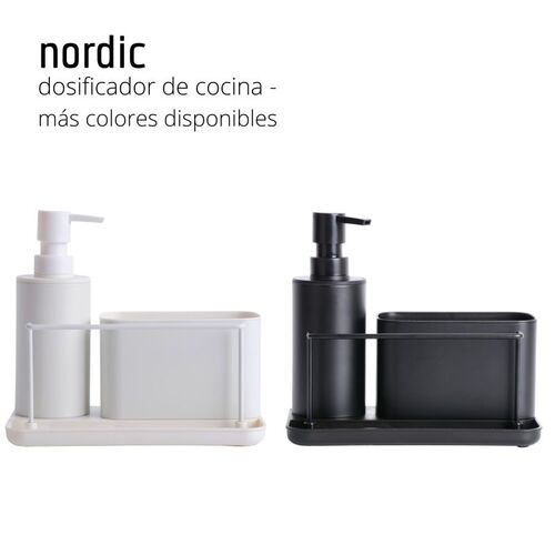 Dosificador de jabón para cocina NORDIC - Blanco mate