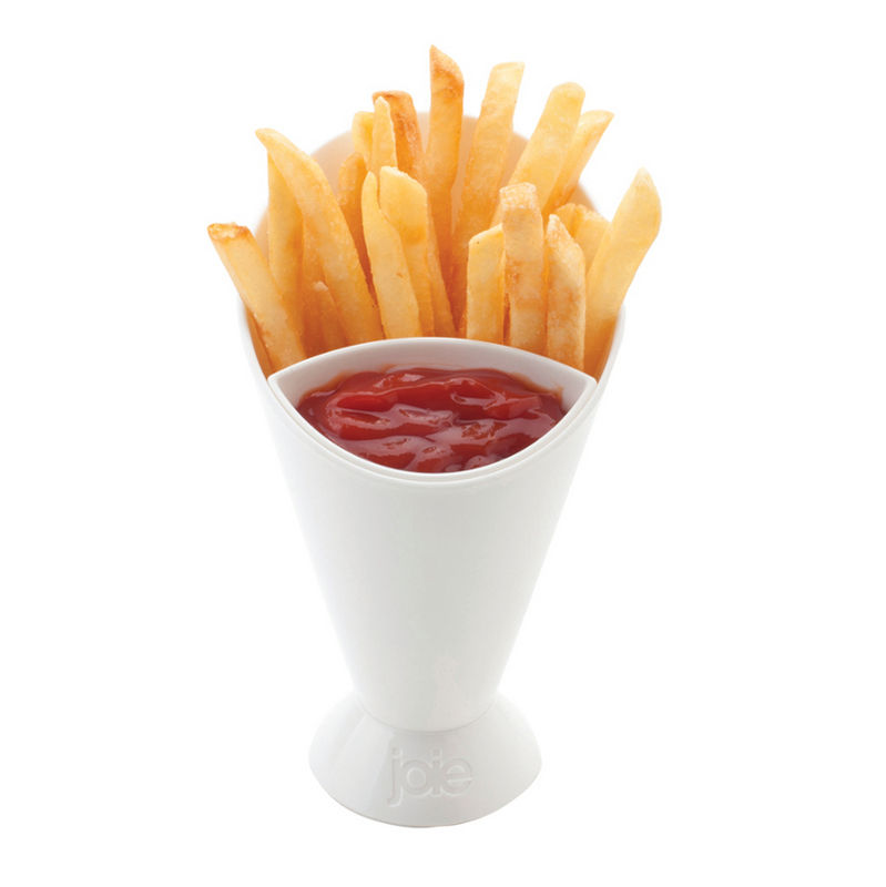 Set para servir patatas fritas y ketchup